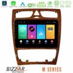 Bizzar M Series 8Core Android16 2+32GB  Mercedes C Class (W203) Navigation Multimedia Tablet 9" (Wooden Style)