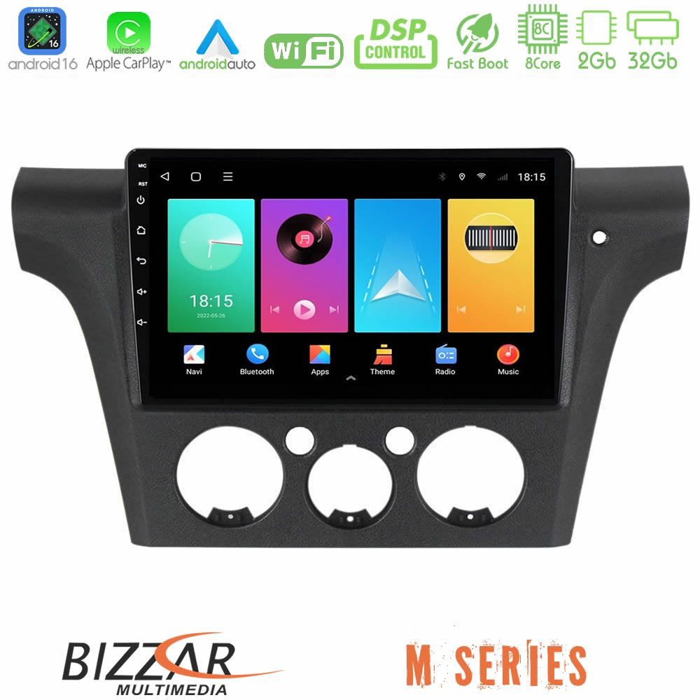 bizzar_m_mt3004 Bizzar M Series 8Core Android16 2+32GB Mitsubishi Outlander 2002 – 2007 Navigation Multimedia Tablet 10" - Image 1