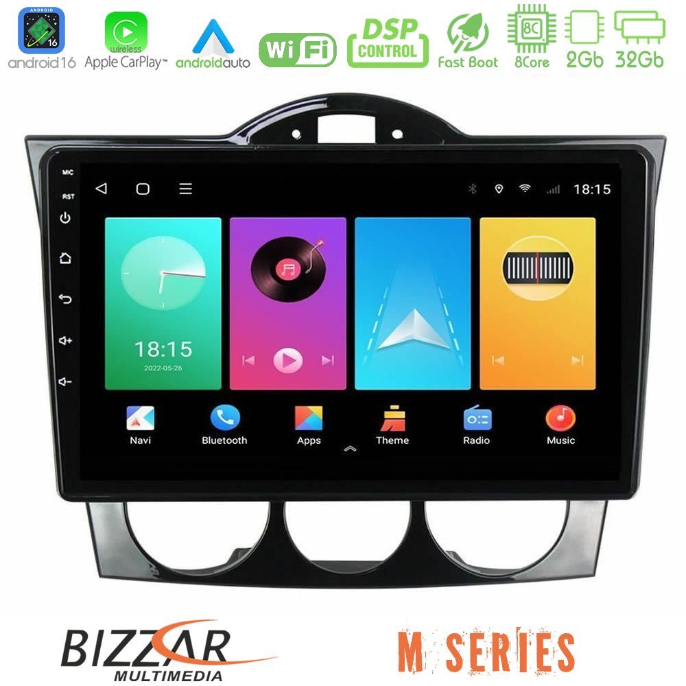 bizzar_m_mz1351 Bizzar M Series 8Core Android16 2+32GB Mazda RX8 2003-2008 Navigation Multimedia Tablet 9" - Image 1