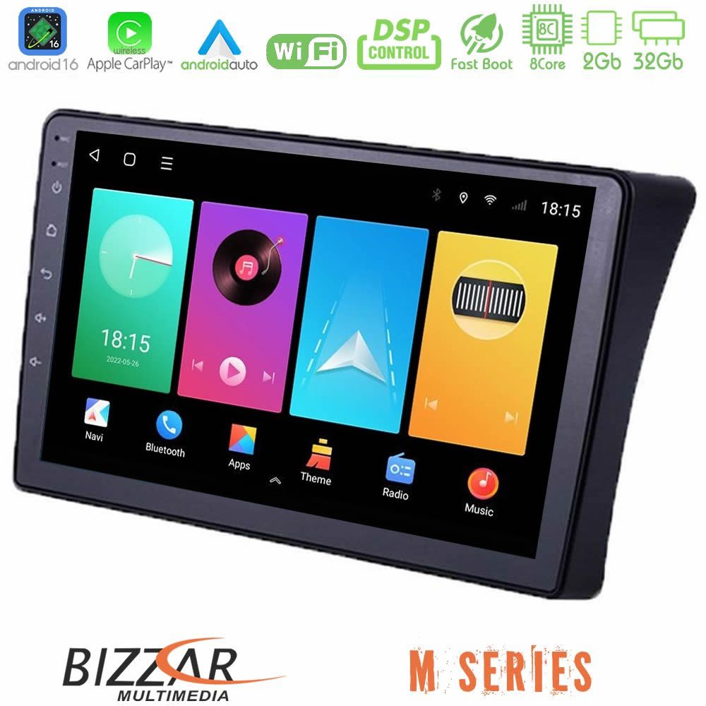 bizzar_m_ns1354 Bizzar M Series 8Core Android16 2+32GB Nissan Navara D40 Navigation Multimedia Tablet 9" - Image 1