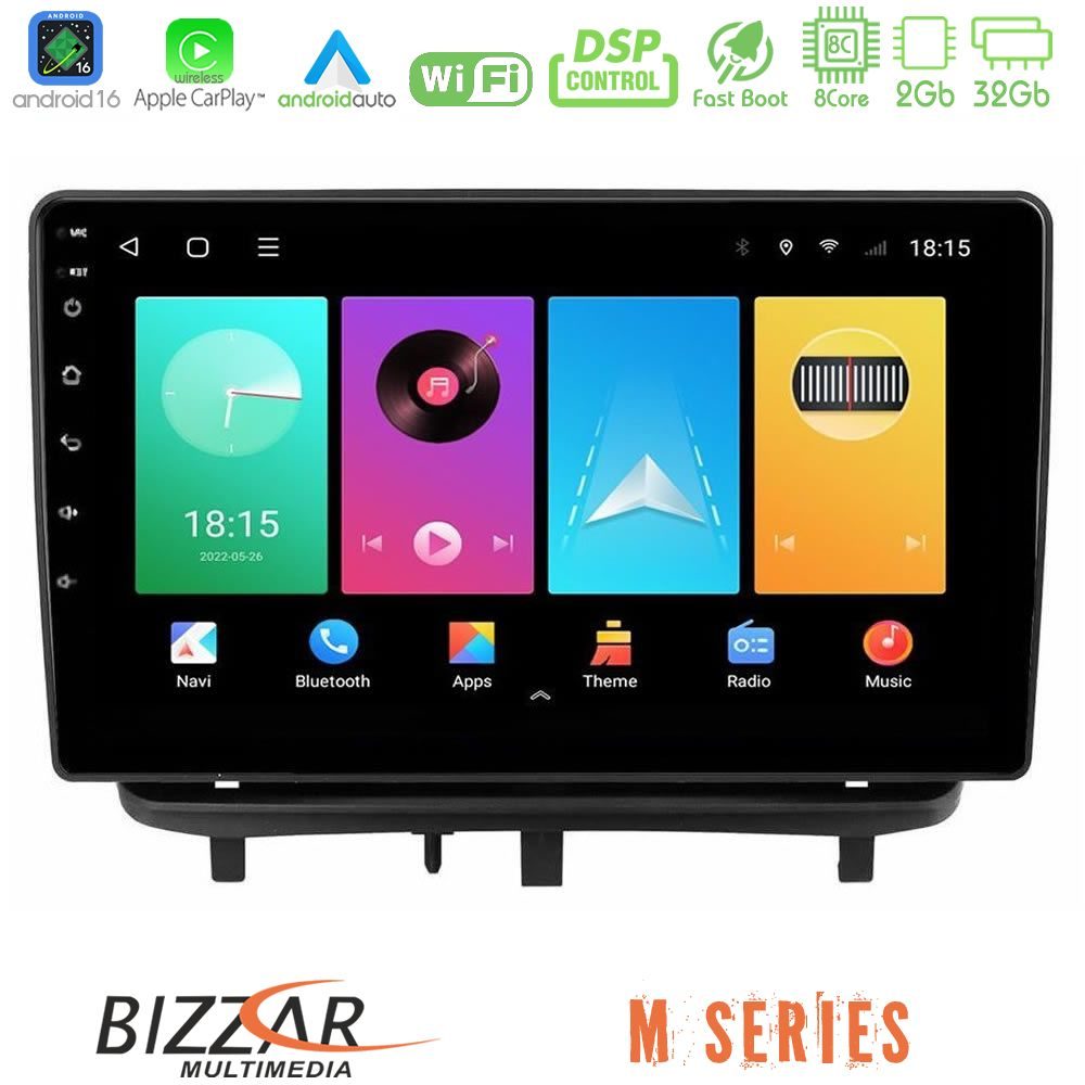 bizzar_m_op3006 Bizzar M Series 8Core Android16 2+32GB Opel Corsa D 2006-2014 Navigation Multimedia Tablet 9" - Image 1