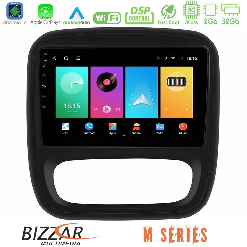 bizzar_m_rn1102 Bizzar M Series 8Core Android16 2+32GB Renault/Nissan/Opel/Fiat Navigation Multimedia Tablet 9" - Image 1