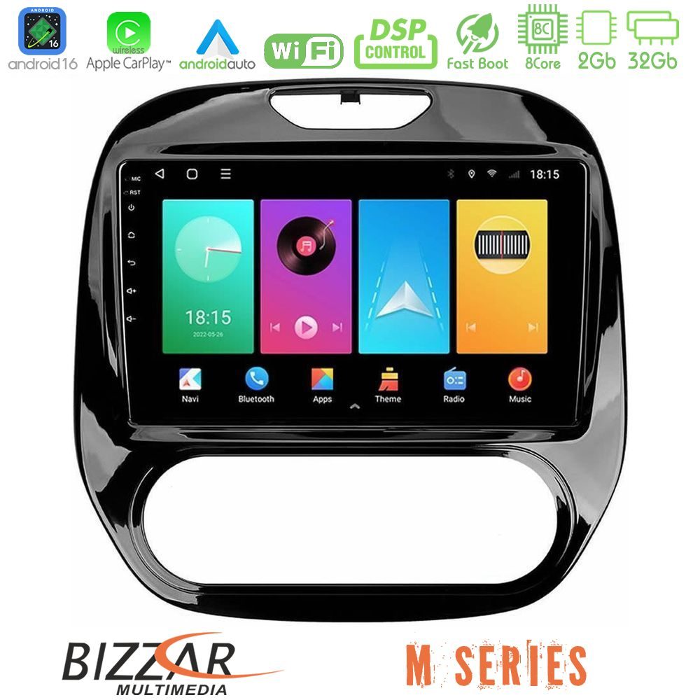 bizzar_m_rn748m Bizzar M Series 8Core Android16 2+32GB Renault Captur 2013-2019 (Manual AC) Navigation Multimedia Tablet 9" - Image 1