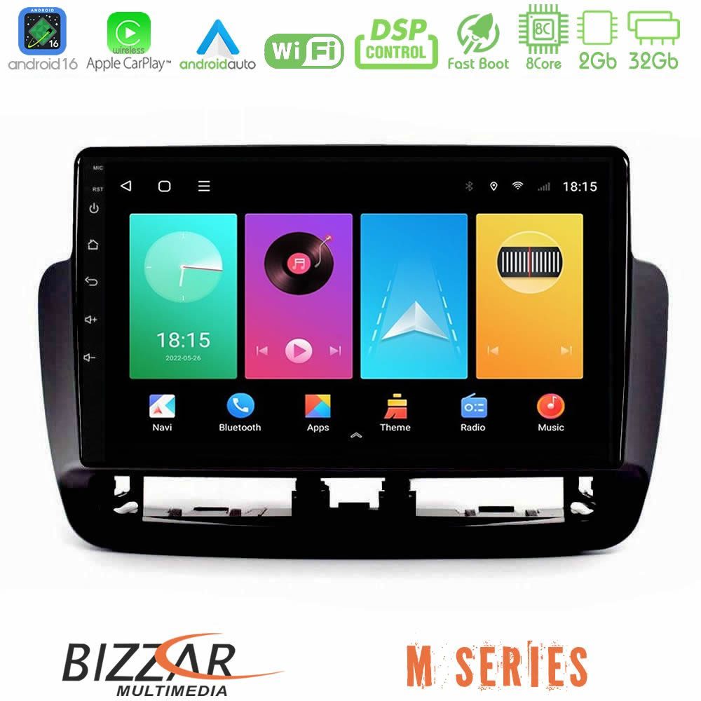 bizzar_m_st1832bl Bizzar M Series 8Core Android16 2+32GB Seat Ibiza 2012-2015 Navigation Multimedia Tablet 9" (Piano Black) - Image 1