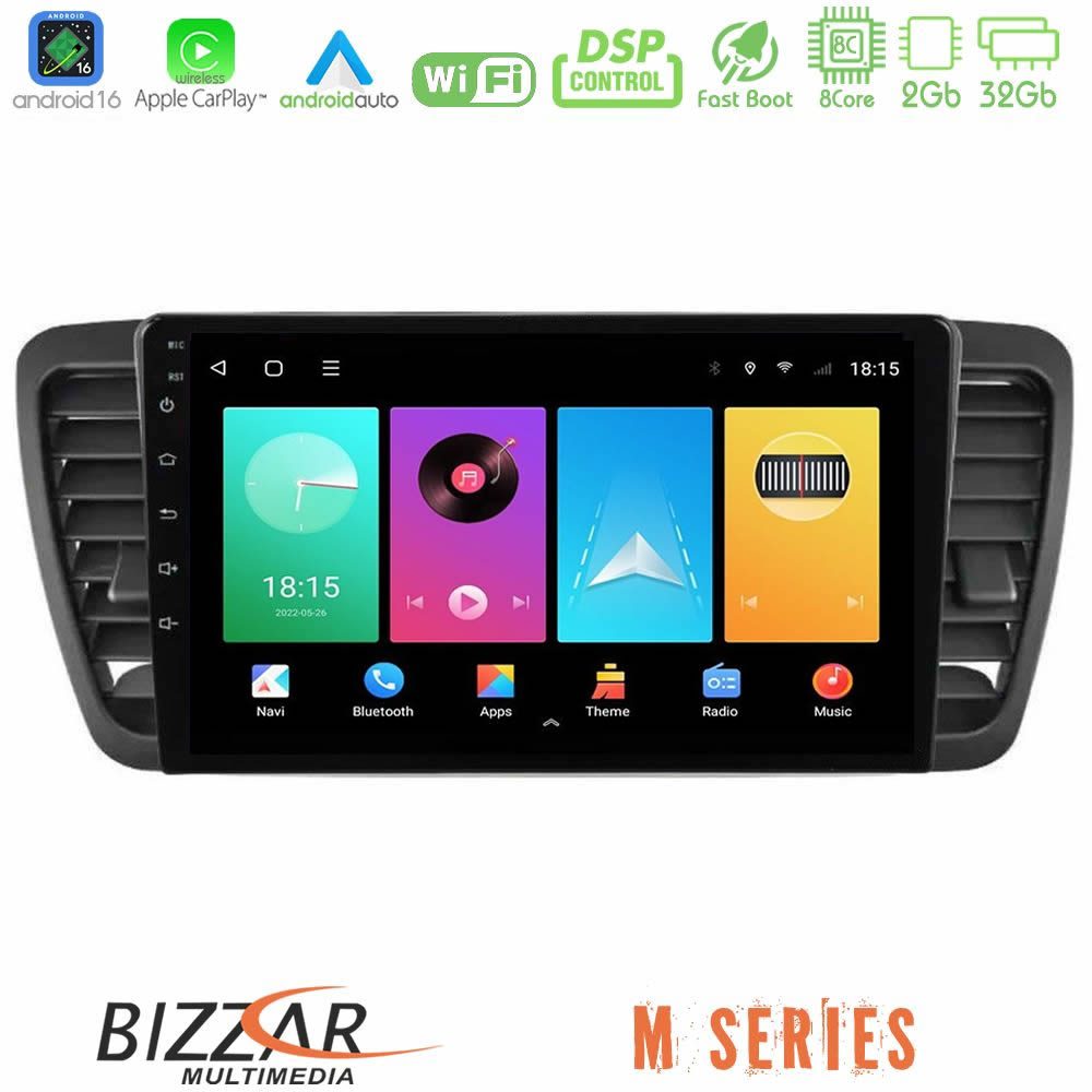 bizzar_m_su0969 Bizzar M Series 8Core Android16 2+32GB Subaru Legacy/Outback 2002-2008 Navigation Multimedia Tablet 9" - Image 1