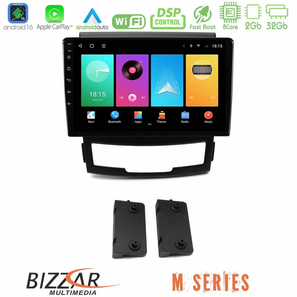 bizzar_m_sy0896 Bizzar M Series 8Core Android16 2+32GB Ssangyong Korando 2010-2014 Navigation Multimedia Tablet 9" - Image 1