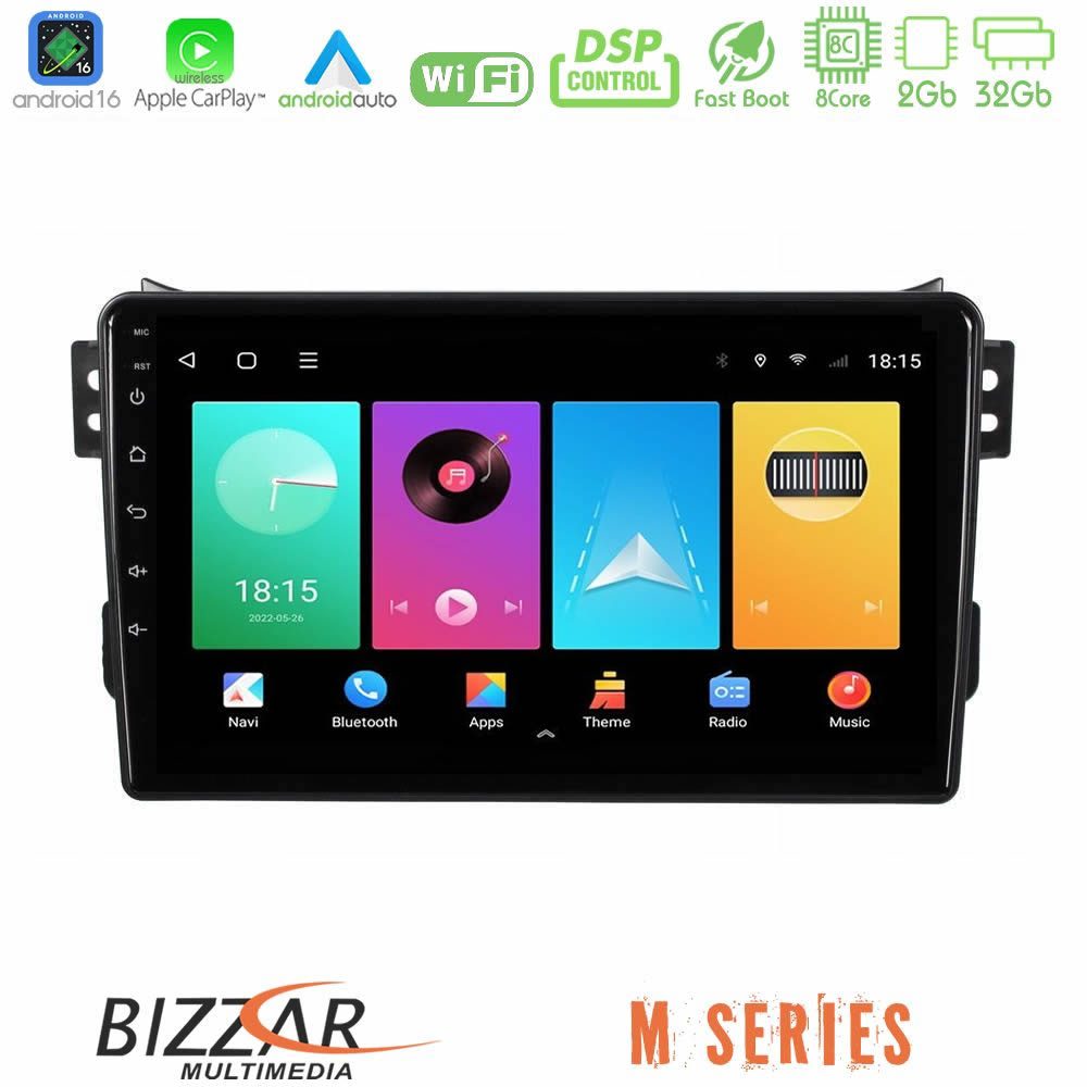 bizzar_m_sz0648 Bizzar M Series 8Core Android16 2+32GB Suzuki Splash amp; Opel Agila 2008-2014 Navigation Multimedia Tablet 9" - Image 1