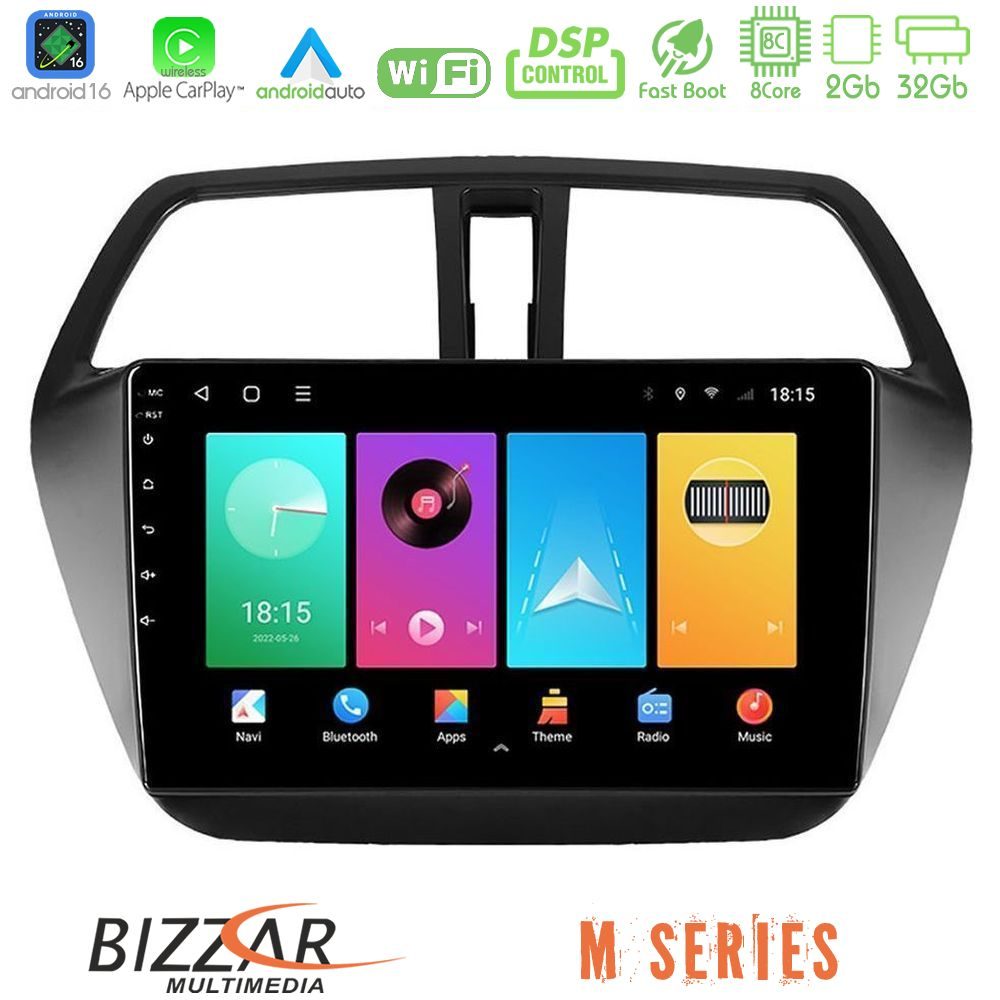 bizzar_m_sz578 Bizzar M Series 8Core Android16 2+32GB Suzuki SX4 S-Cross Navigation Multimedia Tablet 9" - Image 1