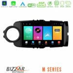 Bizzar M Series 8Core Android16 2+32GB  Toyota Yaris 2015-2019  Navigation Multimedia Tablet 9" (Μαύρο Χρώμα)
