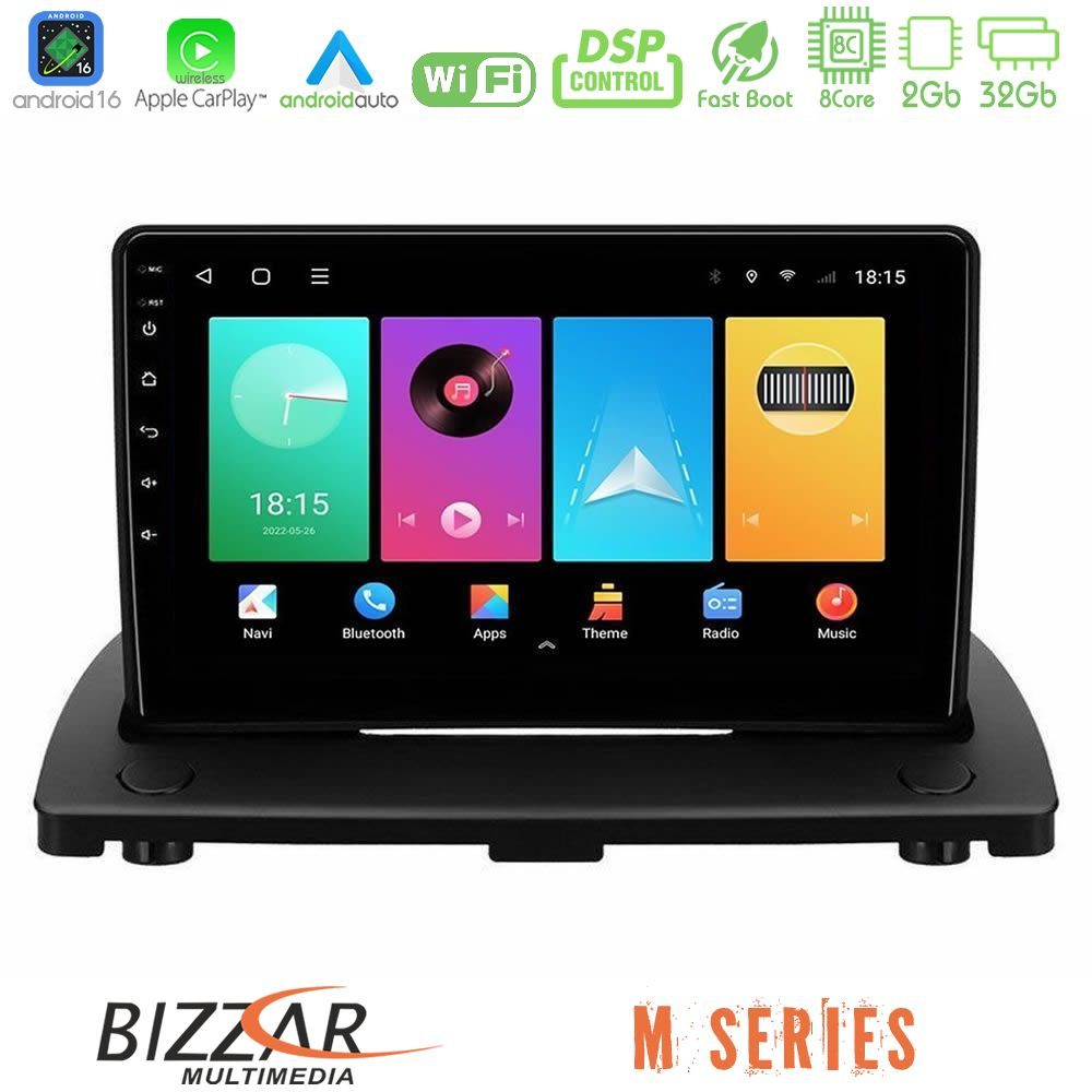 bizzar_m_vl0976 Bizzar M Series 8Core Android16 2+32GB Volvo XC90 2006-2014 Navigation Multimedia Tablet 9" - Image 1