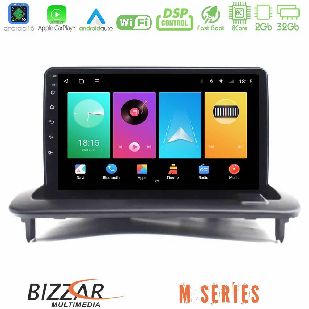 bizzar_m_vl0981 Bizzar M Series 8Core Android16 2+32GB Volvo S40/C30/C70 Navigation Multimedia Tablet 9" - Image 1
