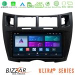 Bizzar Ultra Series Toyota Yaris 8core Android13 8+128GB Navigation Multimedia Tablet 9" (Μαύρο Χρώμα)