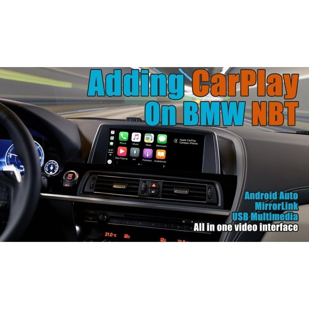 bmw-carplay-banner BMW/MINI CIC Wireless CarPlay/Android Auto Interface & Camera In - Image 1