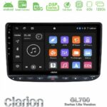 Clarion GL700 Lite Series 8Core Android ClarionOS 6+128GB Fiat Punto/ Evo Navigation Multimedia Tablet 9" Με Carplay & Android Auto