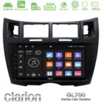 Clarion GL700 Lite Series 8Core Android ClarionOS 6+128GB Toyota Yaris Navigation Multimedia Tablet 9" (Μαύρο Χρώμα) Με Carplay & Android Auto
