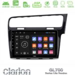 Clarion GL700 Lite Series 8Core Android ClarionOS 6+128GB VW GOLF 7 RHD Navigation Multimedia Tablet 10" Με Carplay & Android Auto