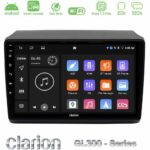 Clarion GL300 Series 4Core Android ClarionOS 2+32GB Fiat Ducato/Citroen Jumper/Peugeot Navigation Multimedia Tablet 9" Με Carplay & Android Auto