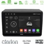 Clarion GL700 Series 8Core Android ClarionOS 4+64GB Fiat Ducato/Citroen Jumper/Peugeot Navigation Multimedia Tablet 9" Με Carplay & Android Auto