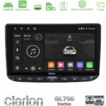 Clarion GL700 Series 8Core Android ClarionOS 4+64GB Fiat Punto/ Evo Navigation Multimedia Tablet 9" Με Carplay & Android Auto