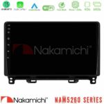 Nakamichi NAM5260 Series 4Core Android13 4+64GB Honda Jazz RHD 2021-2025 Navigation Multimedia Tablet 10" Με Carplay & Android Auto