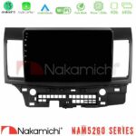 Nakamichi NAM5260 Series 4Core Android13 4+64GB Mitsubishi Lancer 2008 – 2015 Navigation Multimedia Tablet 10" Με Carplay & Android Auto