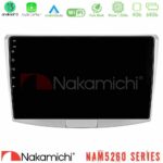 Nakamichi NAM5260 Series 4Core Android13 4+64GB VW Passat Navigation Multimedia Tablet 10" Με Carplay & Android Auto