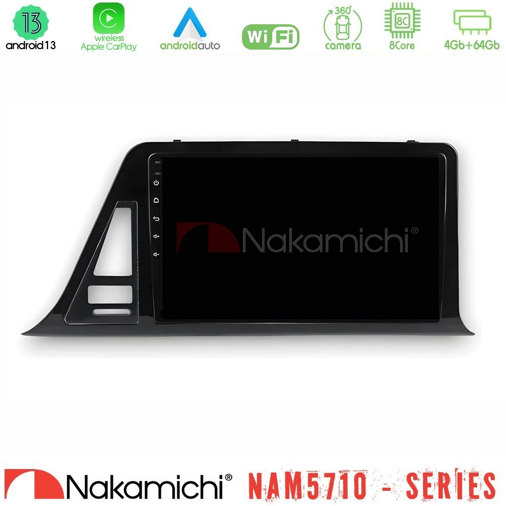 nakamichi_n84_ty0696 Nakamichi NAM5710 Series 8Core Android13 4+64GB Toyota CH-R RHD Navigation Multimedia Tablet 9" - Image 1