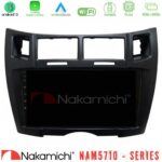 Nakamichi NAM5710 Series 8Core Android13 4+64GB  Toyota Yaris Navigation Multimedia Tablet 9" (Μαύρο Χρώμα)