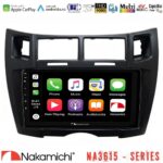 Nakamichi NA3615 Series Με Wireless Carplay & Android Auto  Toyota Yaris Media Station Tablet 9" (Μαύρο Χρώμα)
