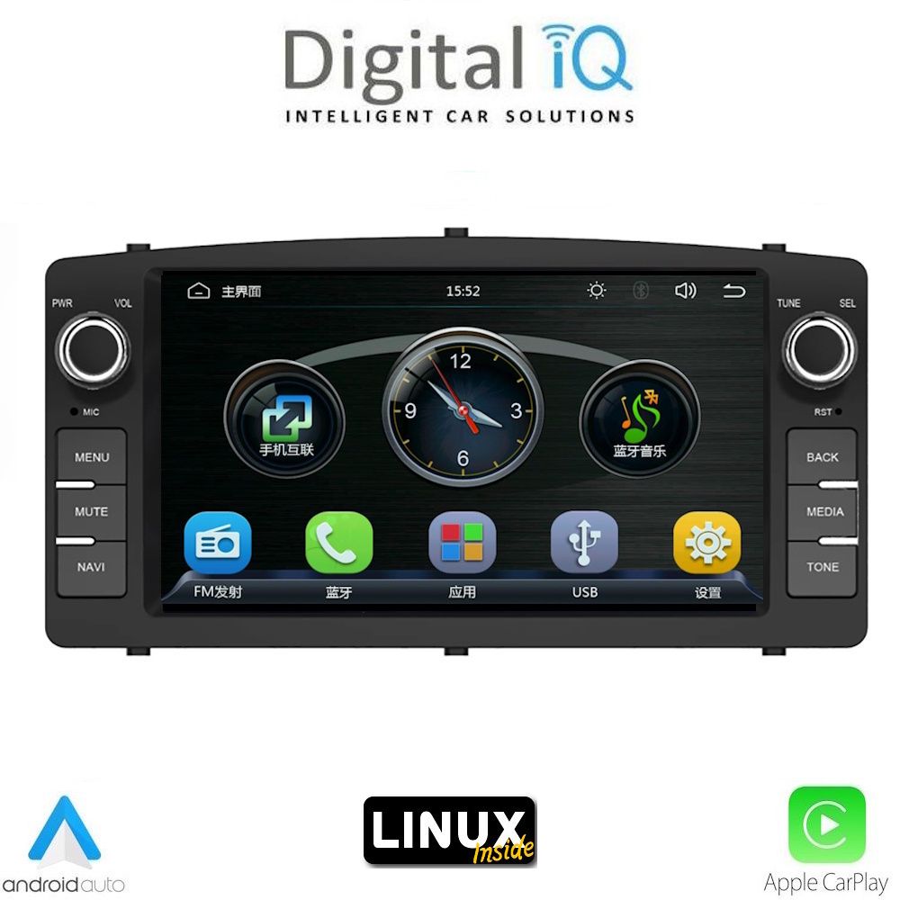 BLA010LX DIGITAL IQ BLA 010_CPA (7" DECK) MULTIMEDIA LINUX SYSTEM for TOYOTA COROLLA mod. 2001-2006 - Image 1