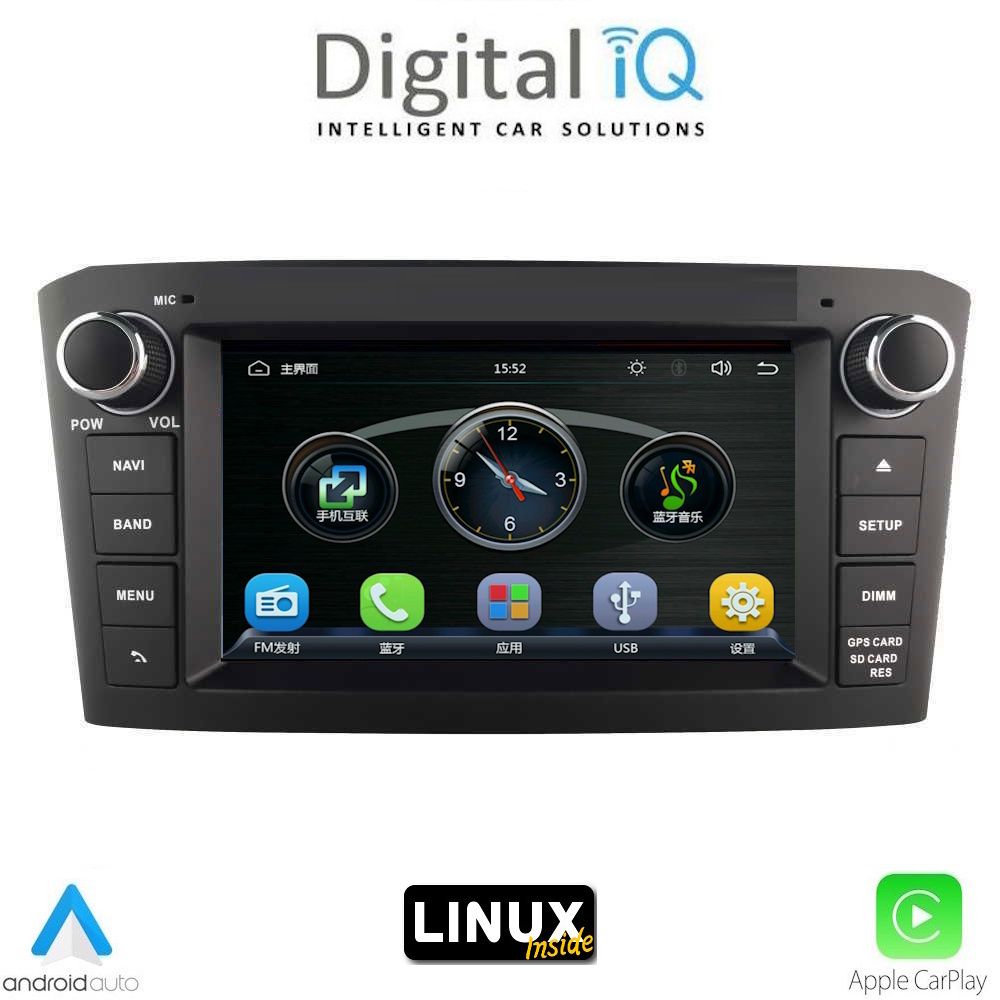 BLA025BLX DIGITAL IQ BLA 027BL_CPA (7" DECK) MULTIMEDIA LINUX SYSTEM for TOYOTA AVENSIS T27 mod. 2009-2016 (BLACK) - Image 1