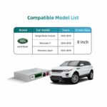 LENOVO LTP LH 2523F CPAA (WIRELESS CARPLAY / ANDROID AUTO BOX with 2 CAMERA IN for JAGUAR - LAND ROVER mod. 2016-2019 with HARMAN 8" System) - Image 5