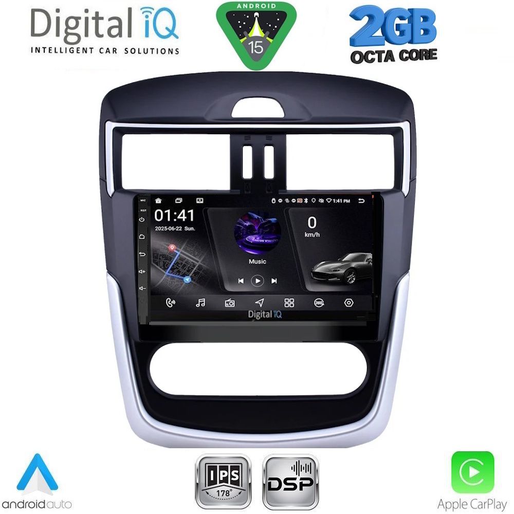 RSF4465CL-15 DIGITAL IQ RSF 4465C CL_CPA (9inc) MULTIMEDIA TABLET for NISSAN TIIDA mod. 2016-2023 with CLIMA - Image 1