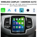 LENOVO LTP VLV 2510F CPAA (WIRELESS CARPLAY / ANDROID AUTO BOX for VOLVO V90 – S90 – XC40 - XC60 -XC90 mod. 2017-2022 for 9" Display)