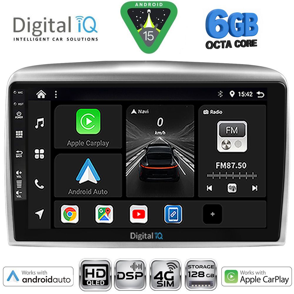 BXF17333_15 DIGITAL IQ BXF 17333_CPAA (9inc) MULTIMEDIA TABLET for LANCIA YPSILON mod. 2006-2011 - Image 1