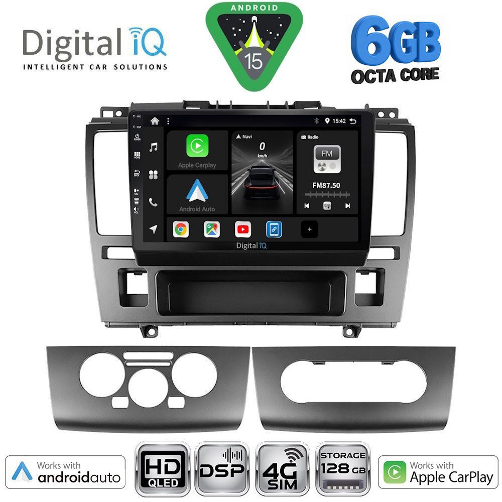 BXF17465-15-1 DIGITAL IQ BXF 17465A_CPAA (9inc) MULTIMEDIA TABLET for NISSAN TIDA mod. 2004-2013 - Image 1
