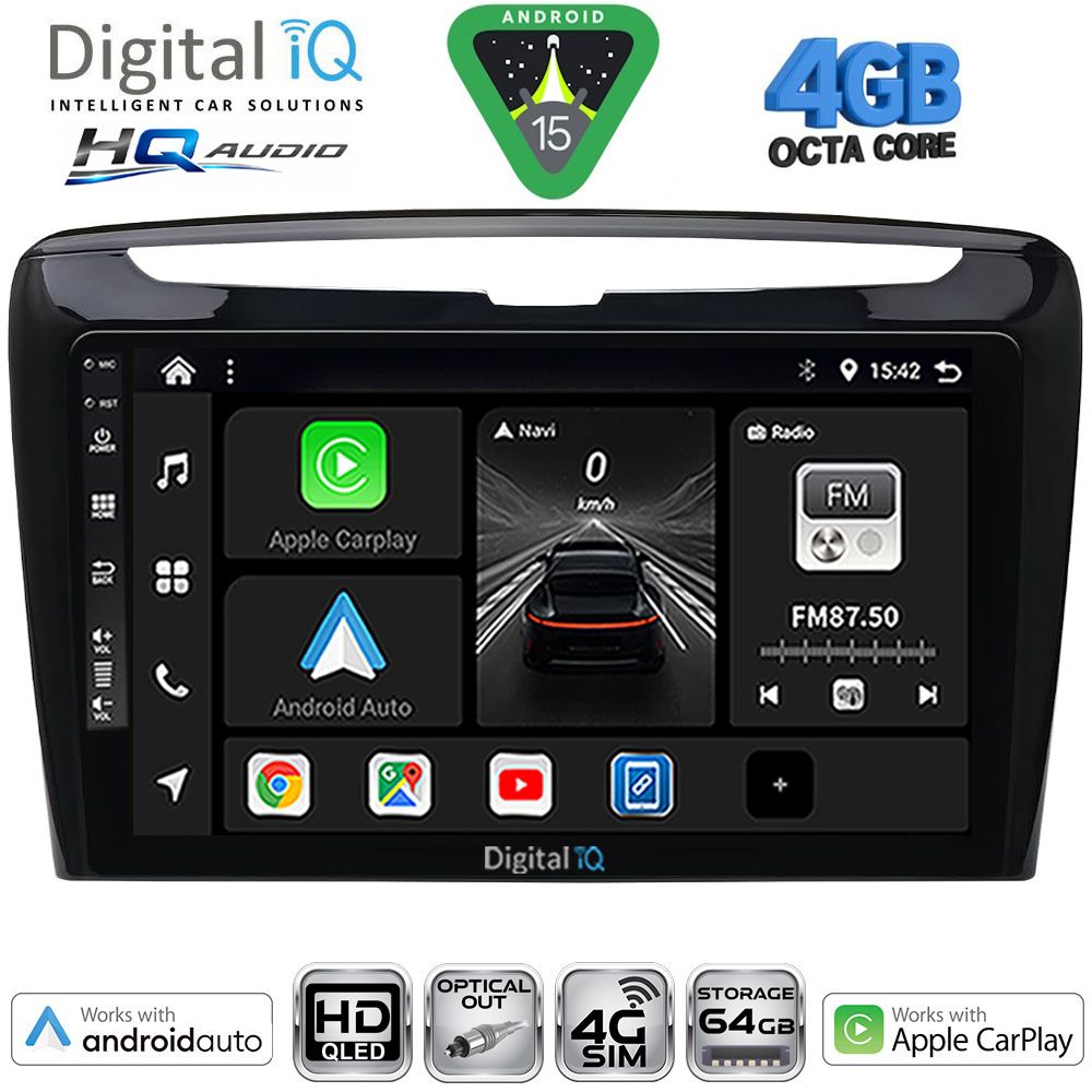 BXK19334_15 DIGITAL IQ BXK 19334_CPAA (9inc) MULTIMEDIA TABLET for LANCIA YPSILON mod. 2011+ - Image 1