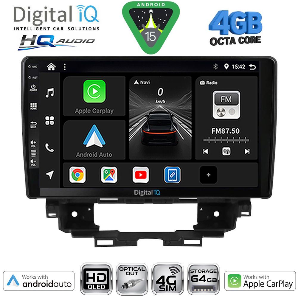 BXK19557_15 DIGITAL IQ BXK 19557_CPAA (10inc) MULTIMEDIA TABLET for RENAULT KANGOO mod. 2021+ - Image 1