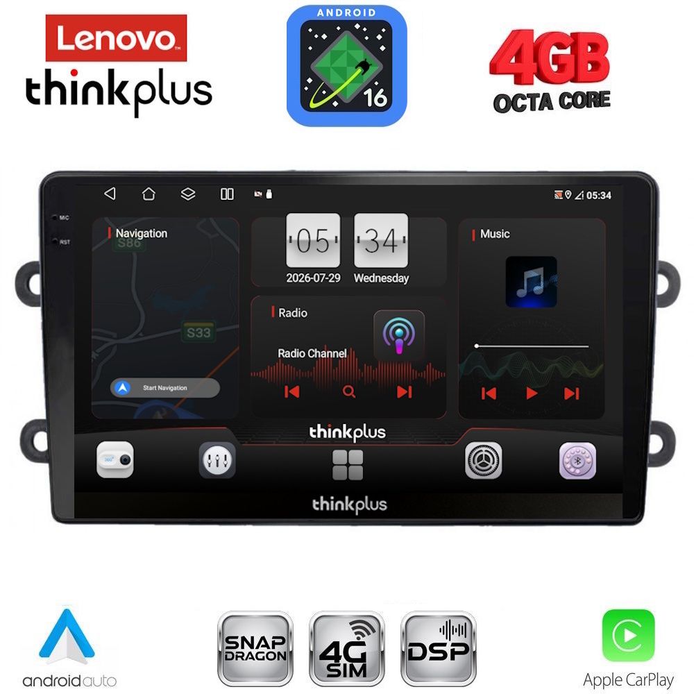 LTG7102_16 LENOVO LTG 7102_CPA (9inc) MULTIMEDIA TABLET for DACIA DUSTER mod. 2012-2019 - Image 1