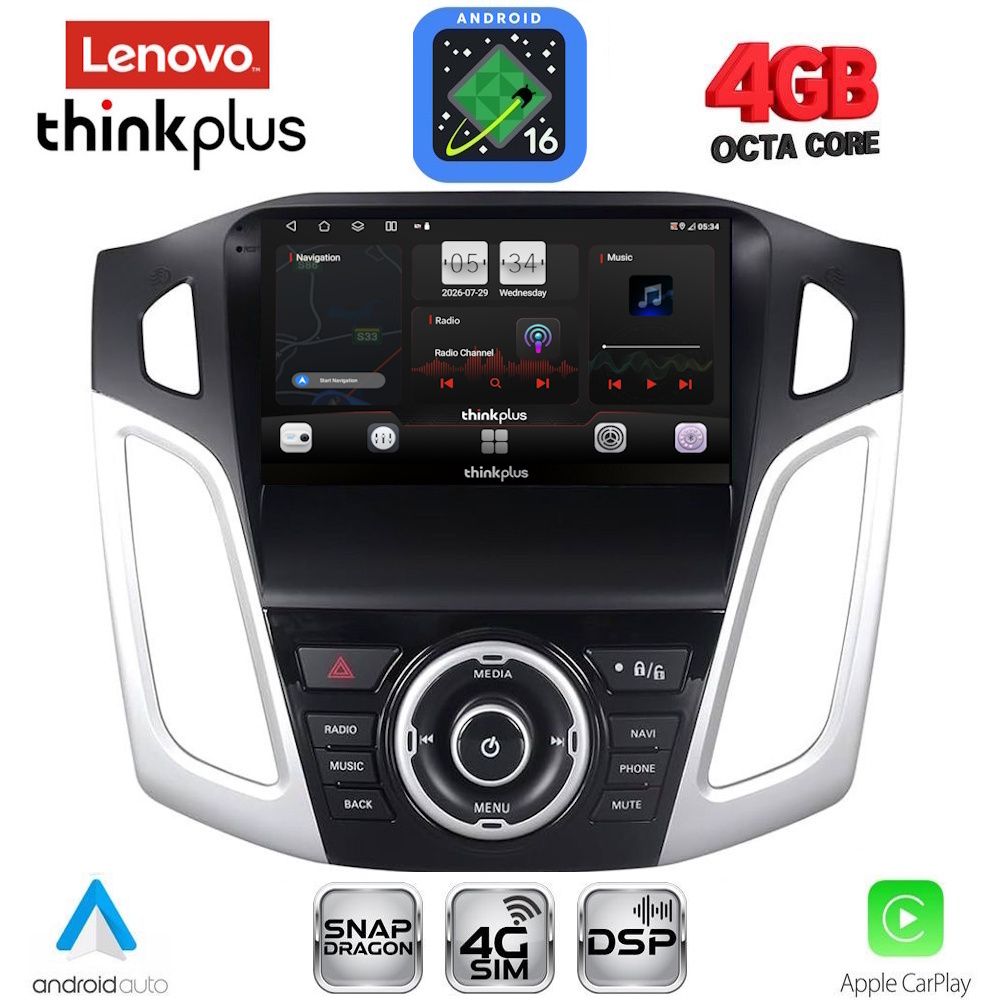 LTG7157_16 LENOVO LTG 7157_CPA (9inc) MULTIMEDIA TABLET for FORD FOCUS mod. 2011-2018 - Image 1