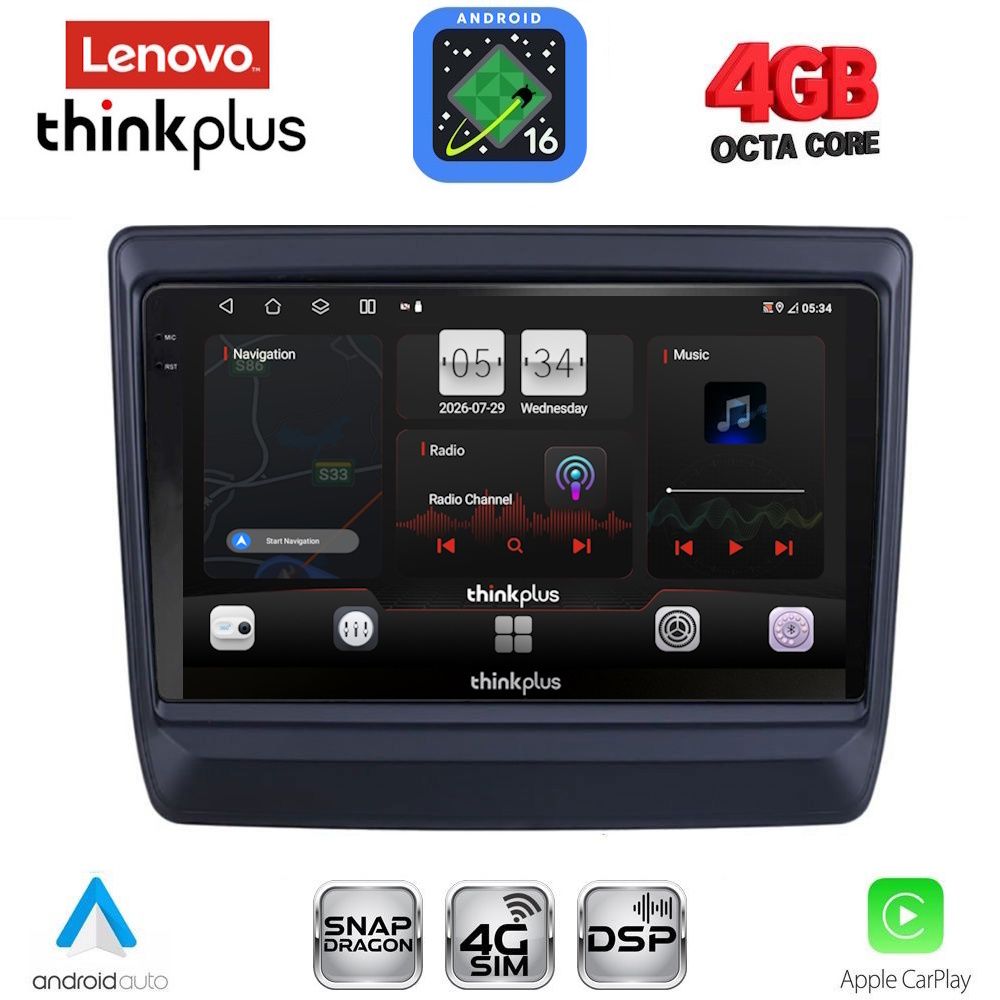 LTG7256_16 LENOVO LTG 7256_CPA (9inc) MULTIMEDIA TABLET for ISUZU DMAX mod. 2020-2026 - Image 1