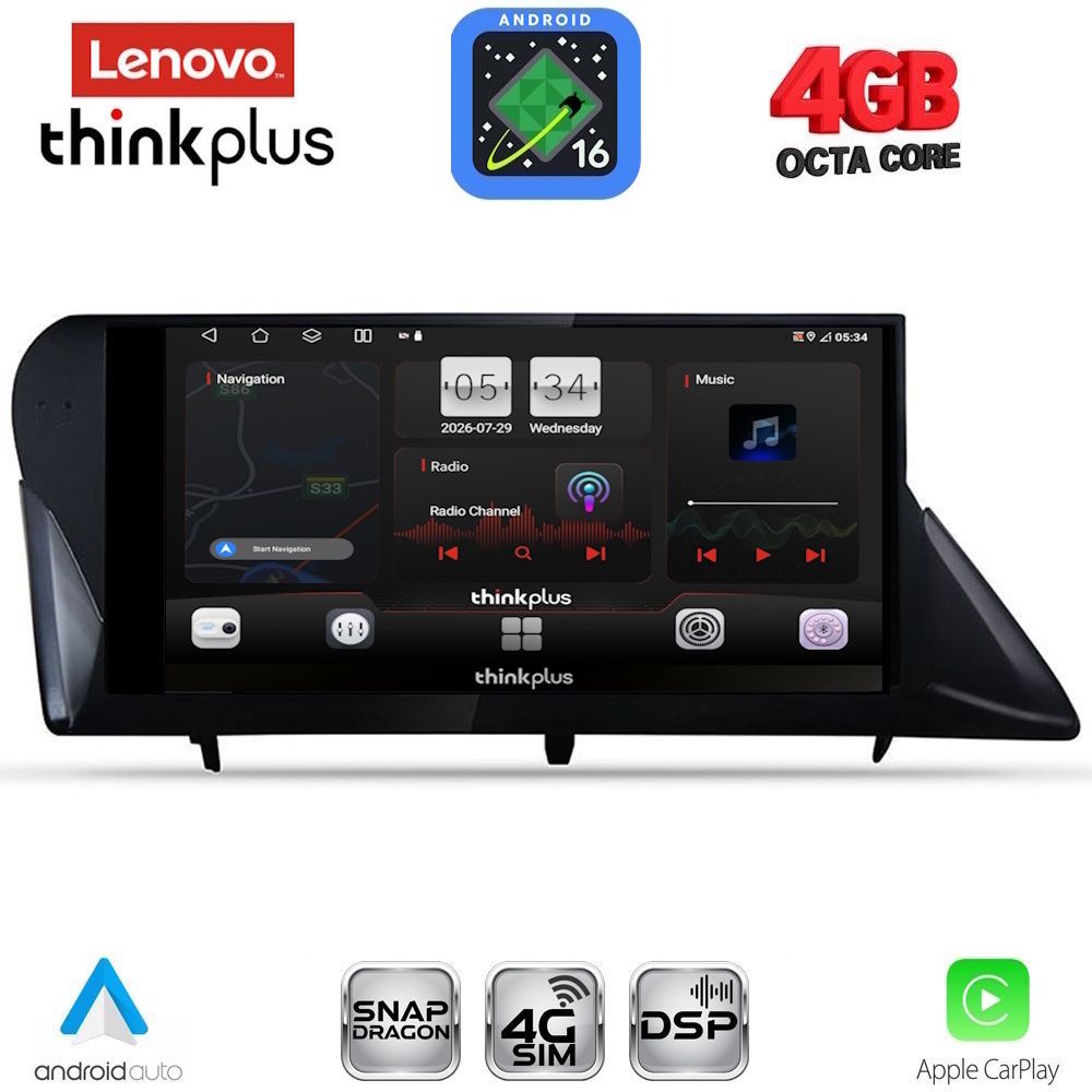 LTG7346_16 LENOVO LTG 7346_CPA (9inc) MULTIMEDIA TABLET for LEXUS RX mod. 2009-2014 - Image 1