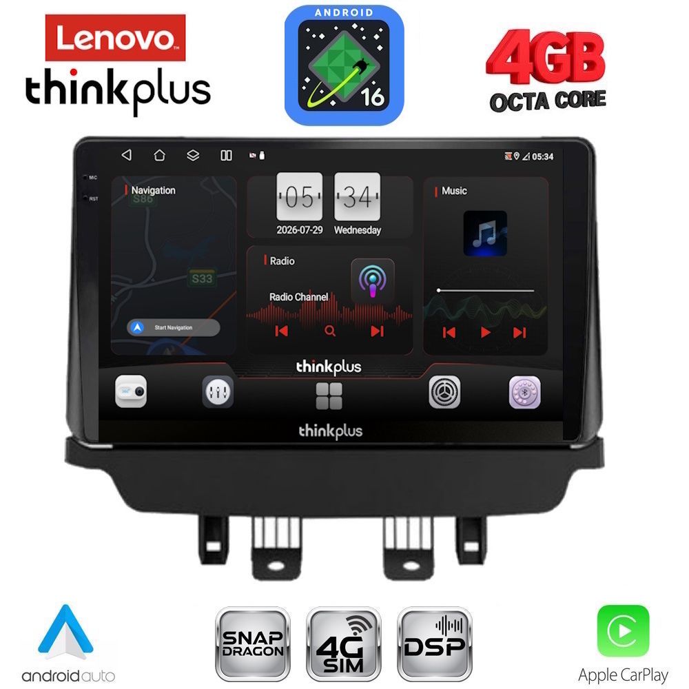 LTG7384_16 LENOVO LTG 7384_CPA (9inc) MULTIMEDIA TABLET for MAZDA CX3 mod. 2014-2023 - Image 1