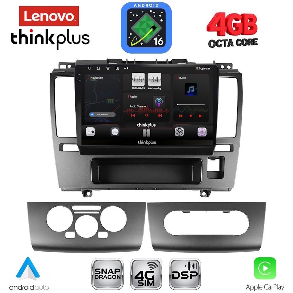 LTG7465_16 LENOVO LTG 7465A_CPA (9inc) MULTIMEDIA TABLET for NISSAN TIDA mod. 2004-2012 - Image 1