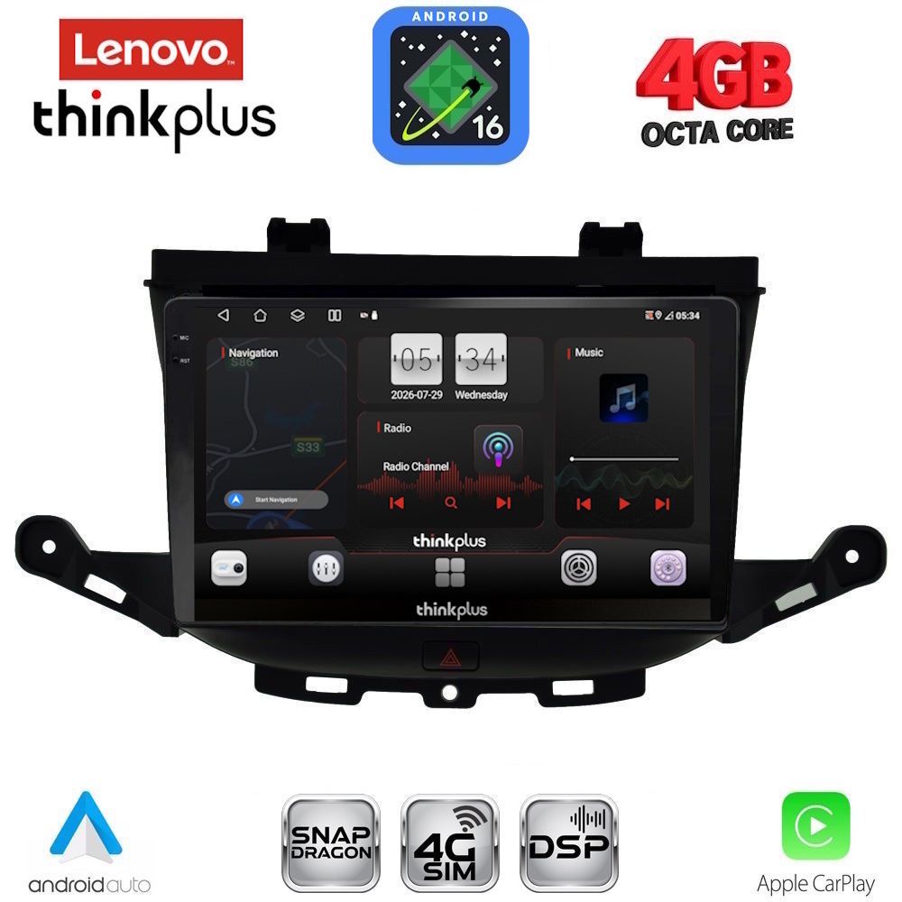LTG7483_16 LENOVO LTG 7483_CPA (9inc) MULTIMEDIA TABLET for OPEL ASTRA K mod. 2015-2022 - Image 1
