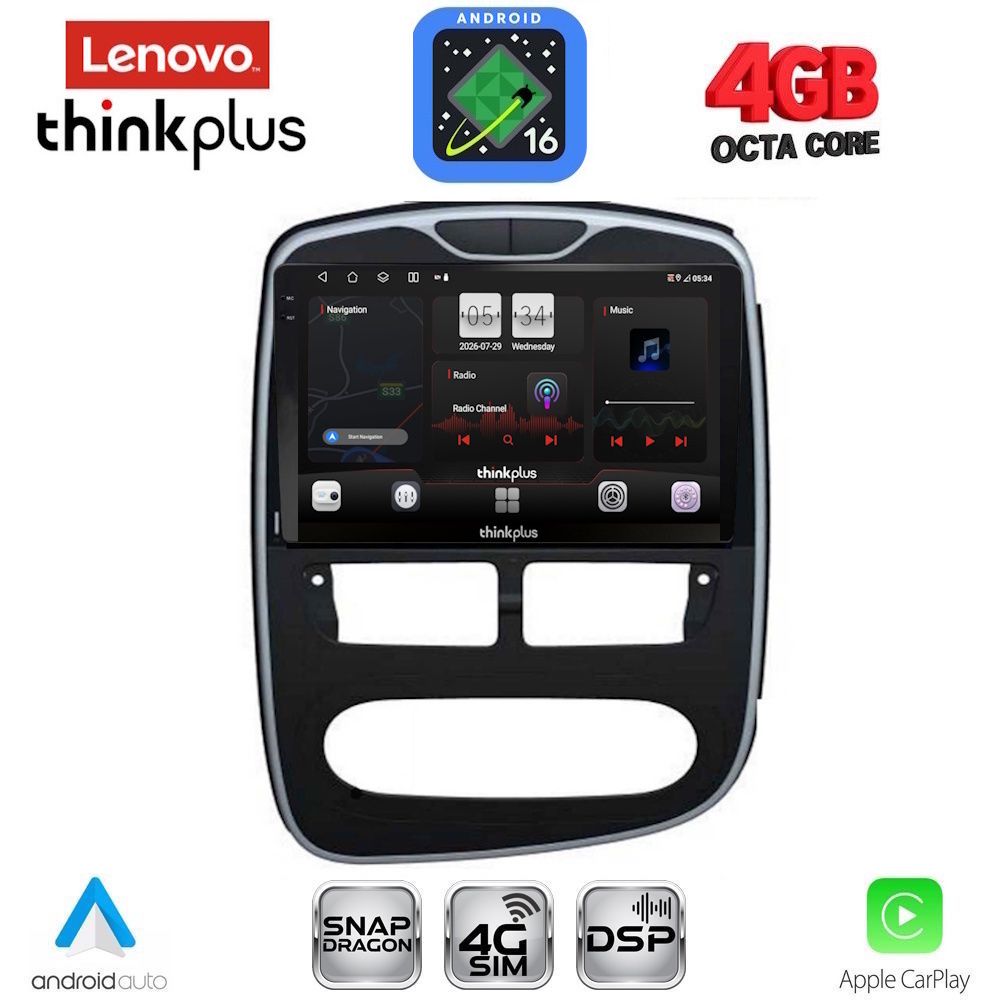 LTG7544_16 LENOVO LTG 7544_CPA (10inc) MULTIMEDIA TABLET for RENAULT CLIO mod. 2012-2015 - Image 1