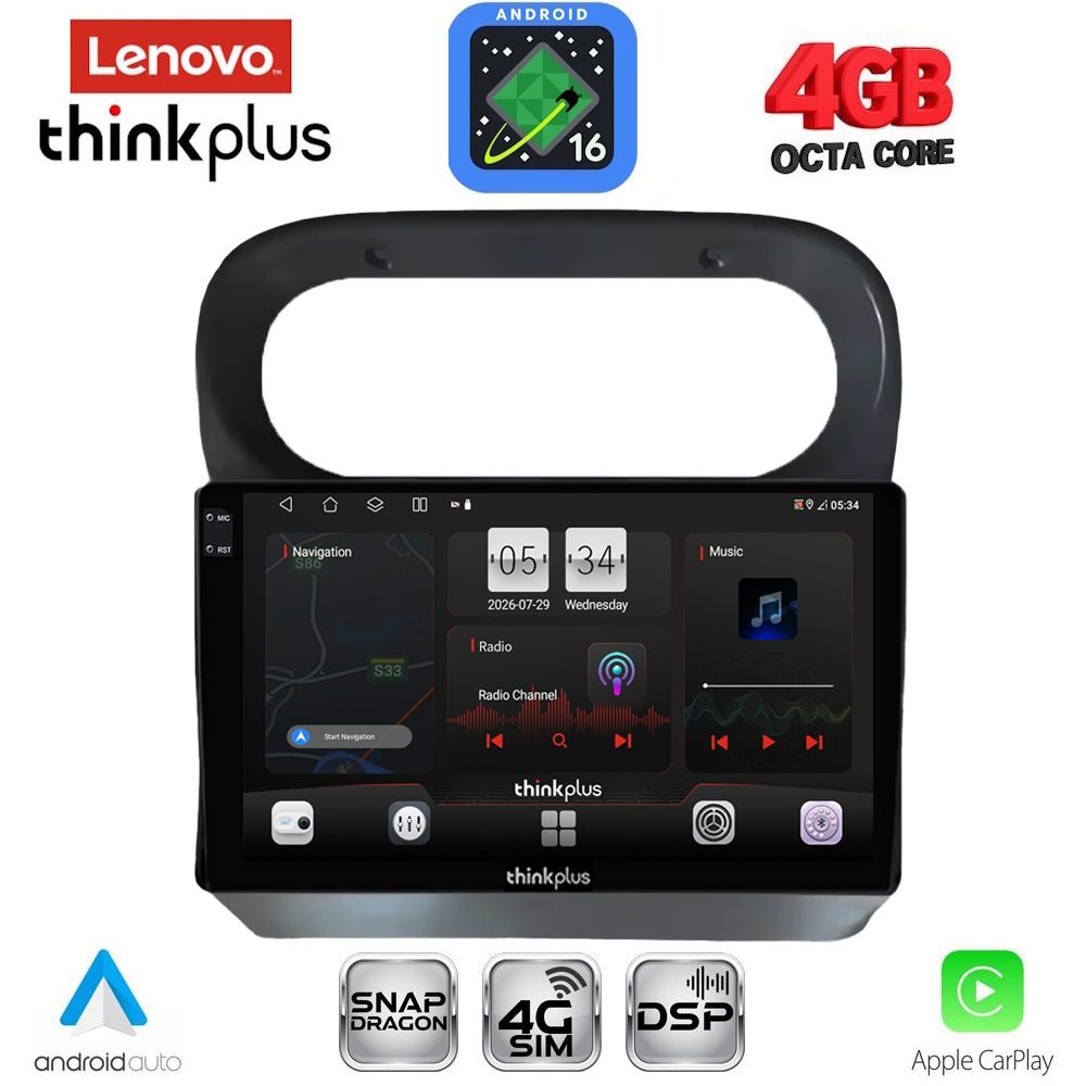 LTG7559_16 LENOVO LTG 7559_CPA (9inc) MULTIMEDIA TABLET for RENAULT TWINGO mod. 2007-2014 - Image 1