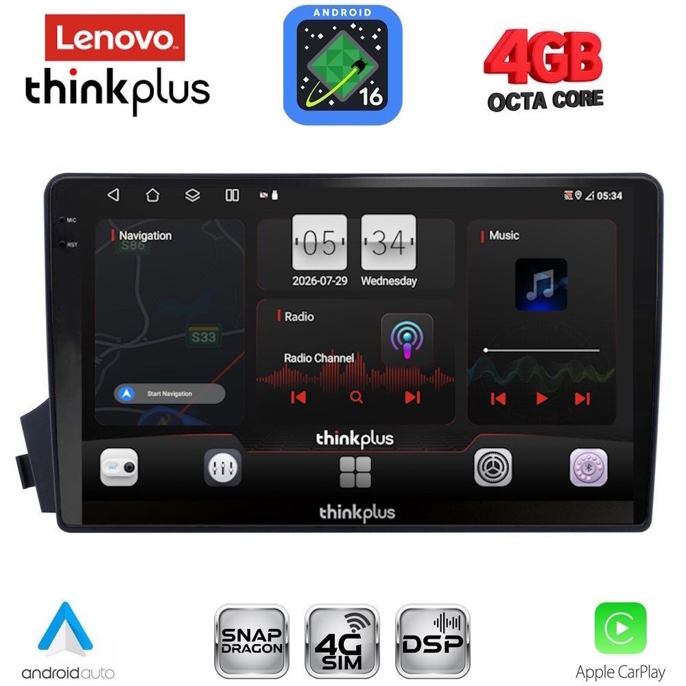 LTG7650_16 LENOVO LTG 7650_CPA (9inc) MULTIMEDIA TABLET for SSANGYONG ACTYON - KYRON mod. 2006-2015 - Image 1