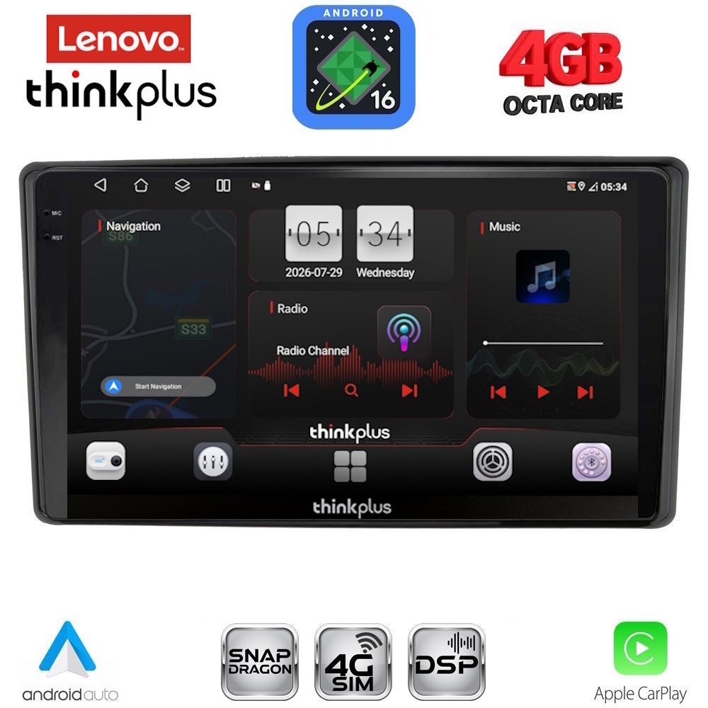 LTG7701_16 LENOVO LTG 7701_CPA (10inc) MULTIMEDIA TABLET for TOYOTA RAIZE mod. 2020-2026 - Image 1