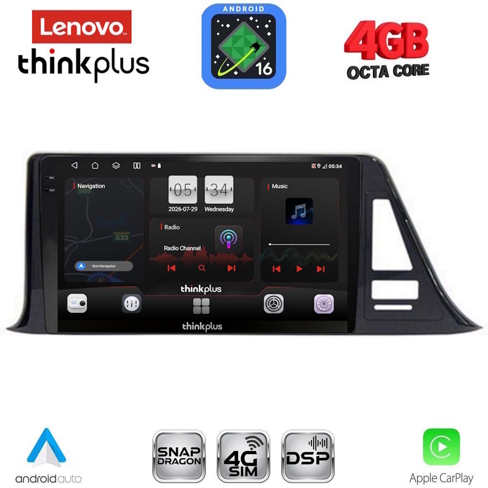 LTG7709_16 LENOVO LTG 7709_CPA (9inc) MULTIMEDIA TABLET for TOYOTA CH-R mod. 2017-2023 - Image 1